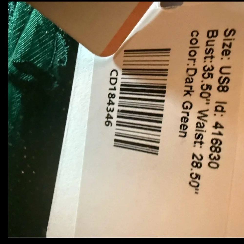 JJ’s House Dark Green Off Shoulder 8 Dress  Velvet Bodice Embroidered Euro Glam - Picture 6 of 10